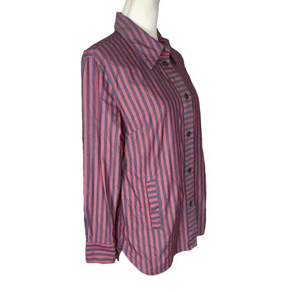 Cabi Style # 6083 Regatta Shirt Striped Button Down Top Casual Size Small - Picture 3 of 7